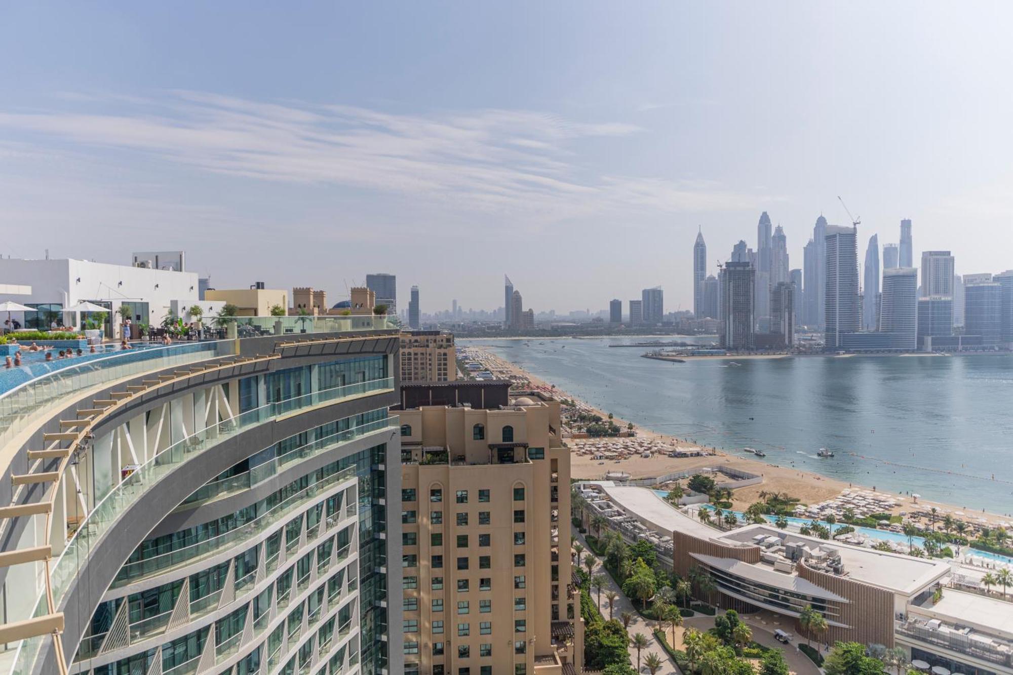 Studio With Private Beach Access At Palm Jumeirah Dubai Exteriör bild