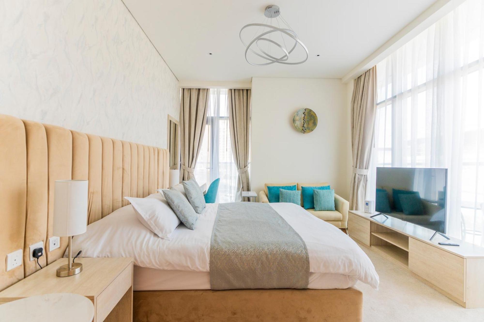 Studio With Private Beach Access At Palm Jumeirah Dubai Exteriör bild